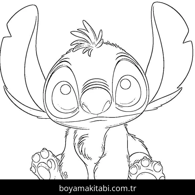 Lilo ve Stitch boyama sayfası – yaratıcılığı geliştirir, keyifli zaman
