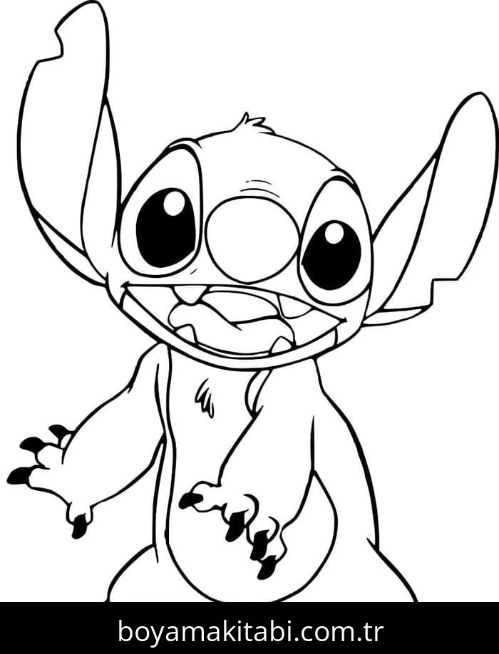 Lilo ve Stitch boyama sayfası – okul öncesi, evde etkinlik