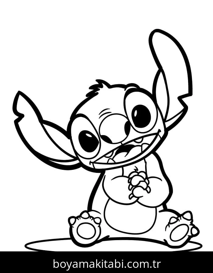 Lilo ve Stitch boyama sayfası – eğitici aktivite, yaratıcılık