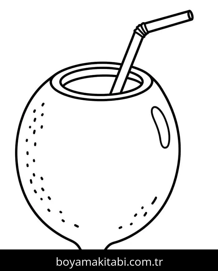 Limon boyama sayfası – renkli çizimler, okul öncesi