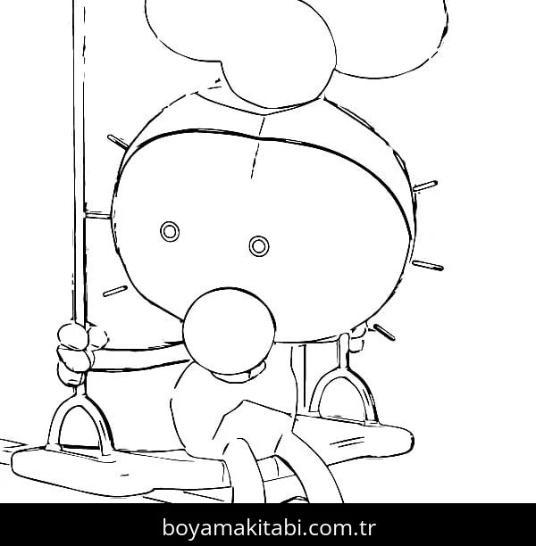 Limon ile Zeytin boyama sayfası – yaratıcılık, eğlenceli etkinlik