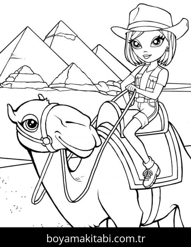 Lisa Frank boyama sayfası – boyama çalışması, yaratıcılığı geliştirir