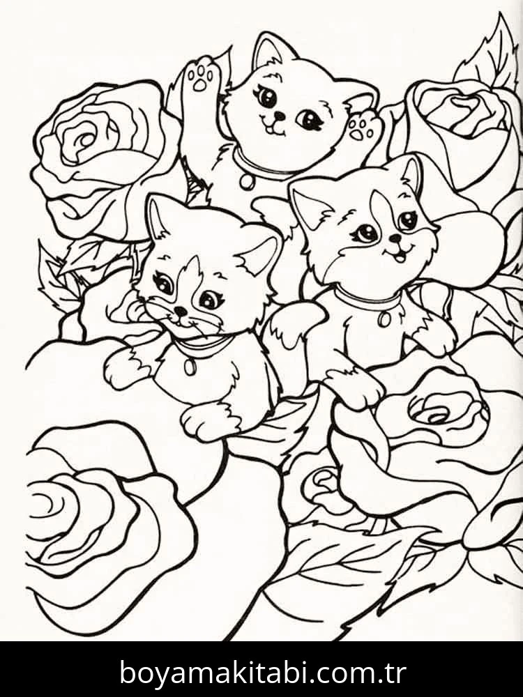 Lisa Frank boyama sayfası – kolay boyama, eğitici aktivite