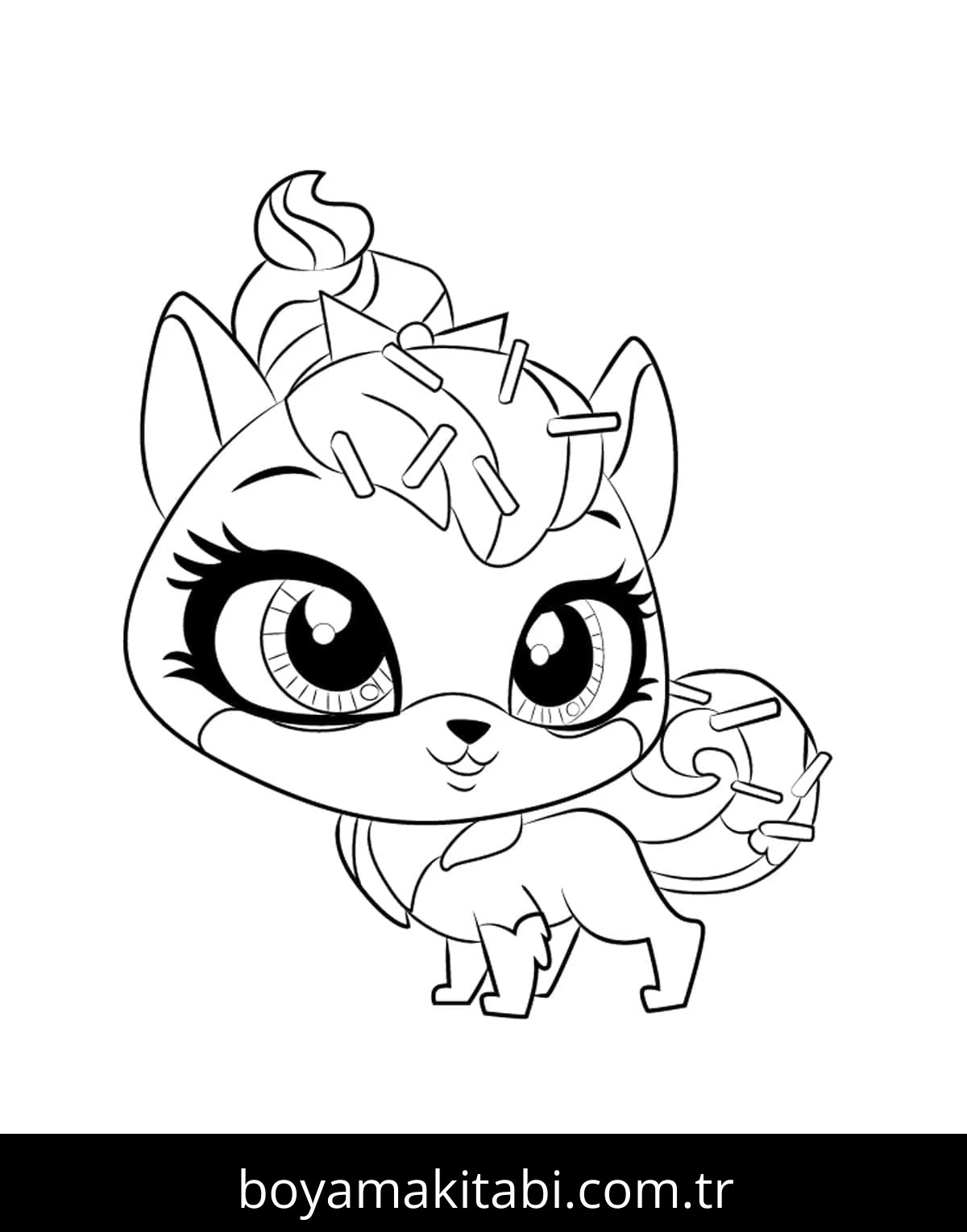 Littlest Pet Shop boyama sayfası – yaratıcılık, eğlenceli etkinlik