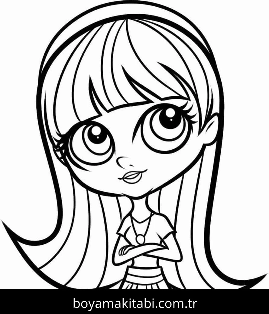 Littlest Pet Shop boyama sayfası – kolay boyama, eğitici aktivite