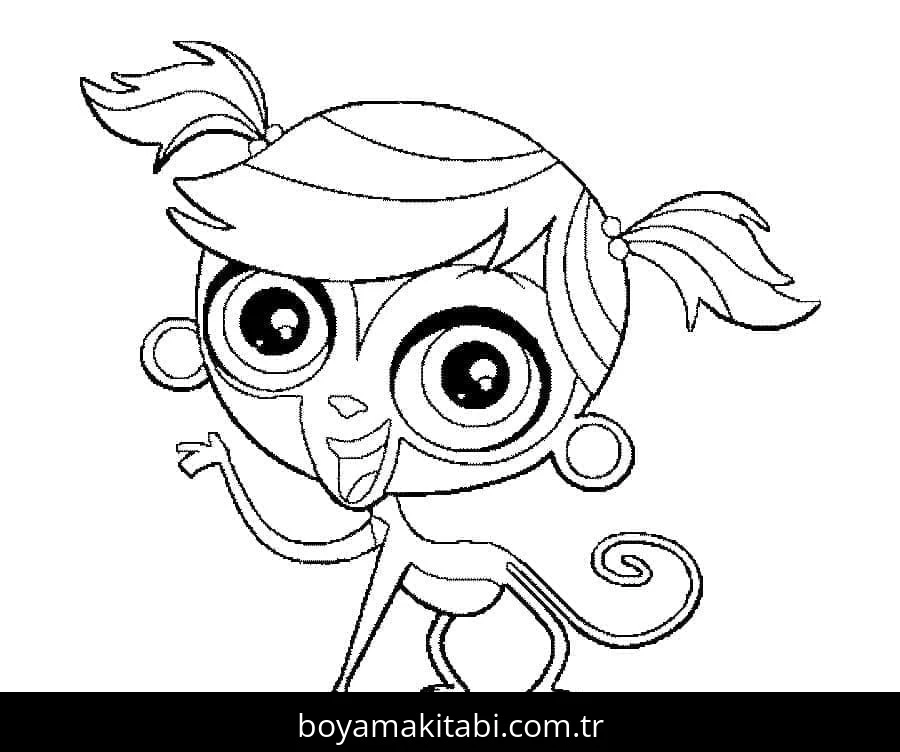 Littlest Pet Shop boyama sayfası – okul öncesi, evde etkinlik