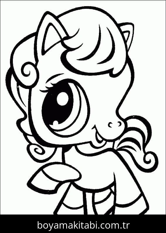 Littlest Pet Shop boyama sayfası – eğitici aktivite, yaratıcılık