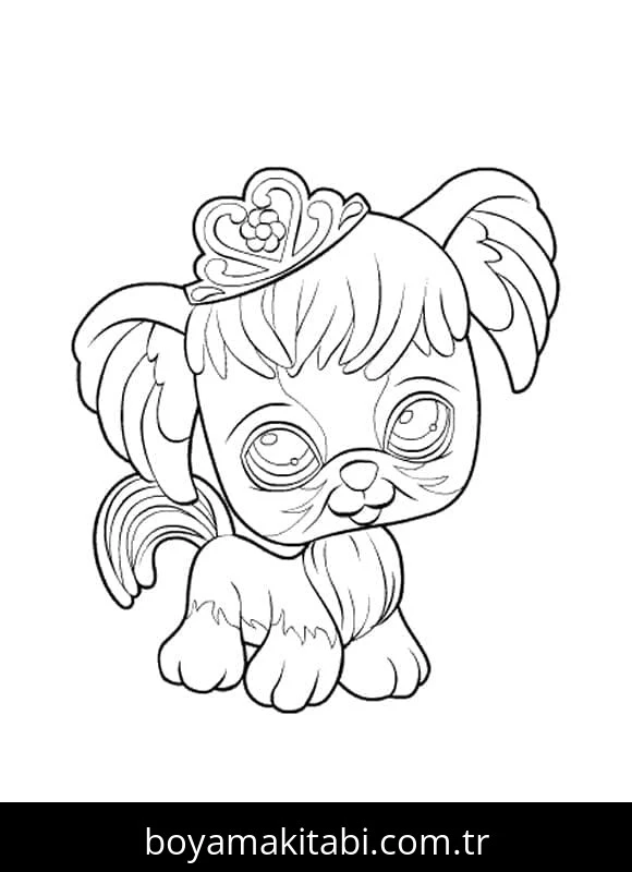 Littlest Pet Shop boyama sayfası – keyifli zaman, renkli çizimler