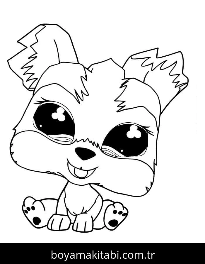 Littlest Pet Shop boyama sayfası – evde etkinlik, ücretsiz yazdır