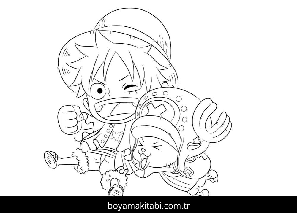 Luffy boyama sayfası – yaratıcılığı geliştirir, keyifli zaman