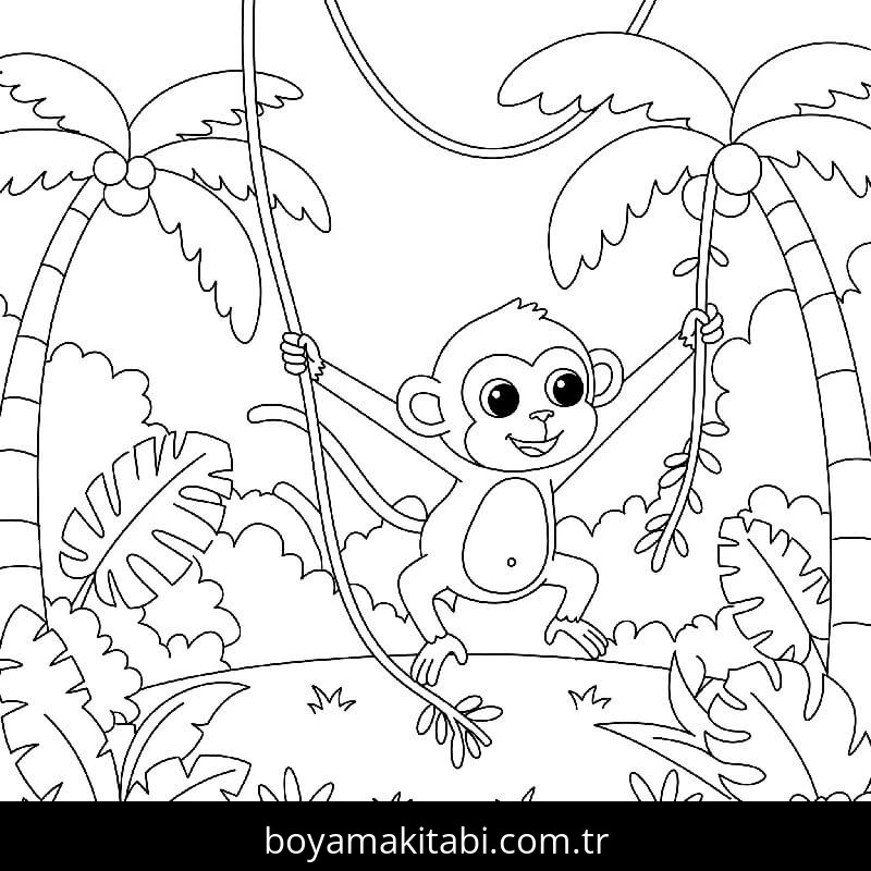 Maymun Boyama