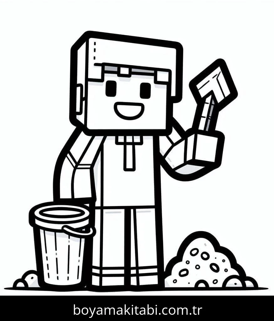 Minecraft boyama sayfası #293 – boyama etkinliği, çocuk aktivitesi