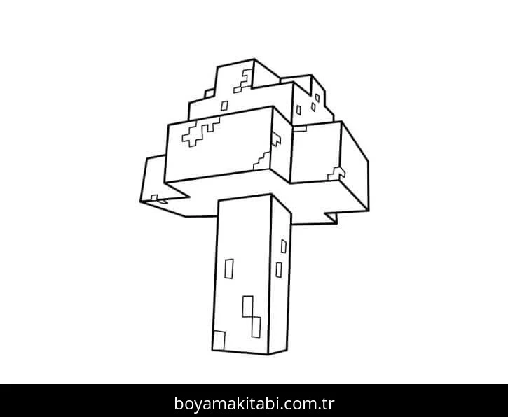 Minecraft boyama sayfası #319 – A4 baskıya uygun, ücretsiz yazdır