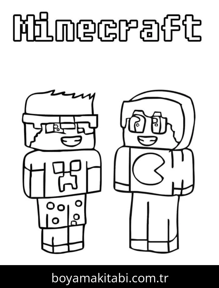 Minecraft boyama sayfası #326 – ücretsiz yazdır, boyama etkinliği