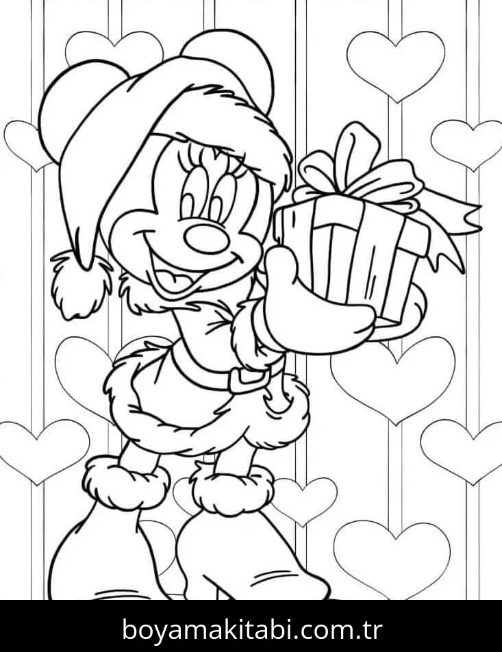 Minnie Mouse boyama sayfası #138 – tamamen ücretsiz, çocuklar için
