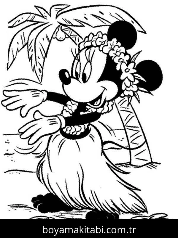 Minnie Mouse boyama sayfası #147 – eğlenceli etkinlik, el becerilerini geliştirir