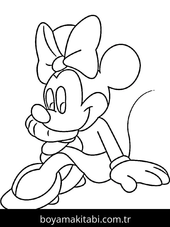 Minnie Mouse Boyama