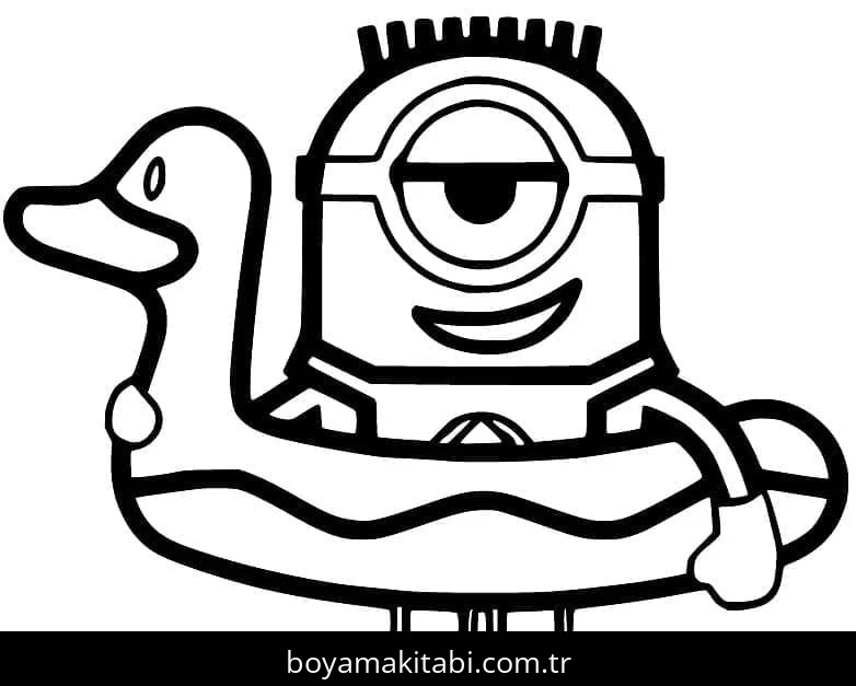 Minyonlar boyama sayfası #135 – A4 baskıya uygun, ücretsiz yazdır