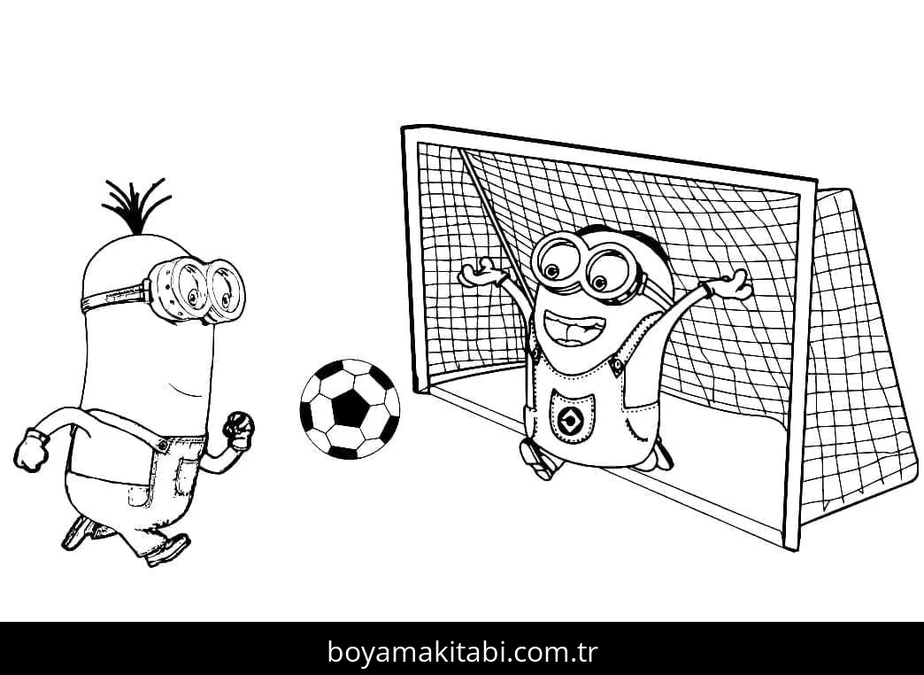 Minyonlar boyama sayfası #142 – ücretsiz yazdır, boyama etkinliği