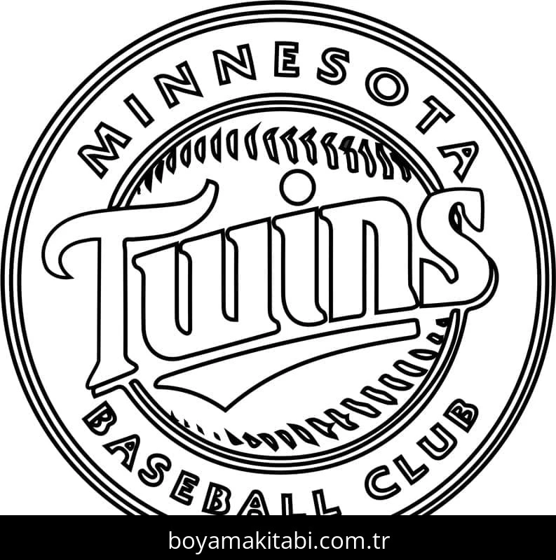 MLB boyama sayfası – el becerilerini geliştirir, boyama çalışması