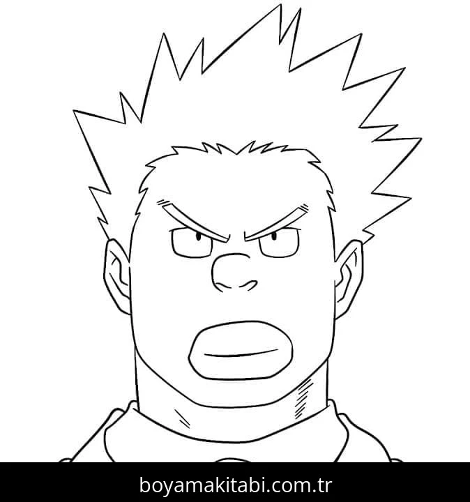 My Hero Academia boyama sayfası – renkli çizimler, okul öncesi