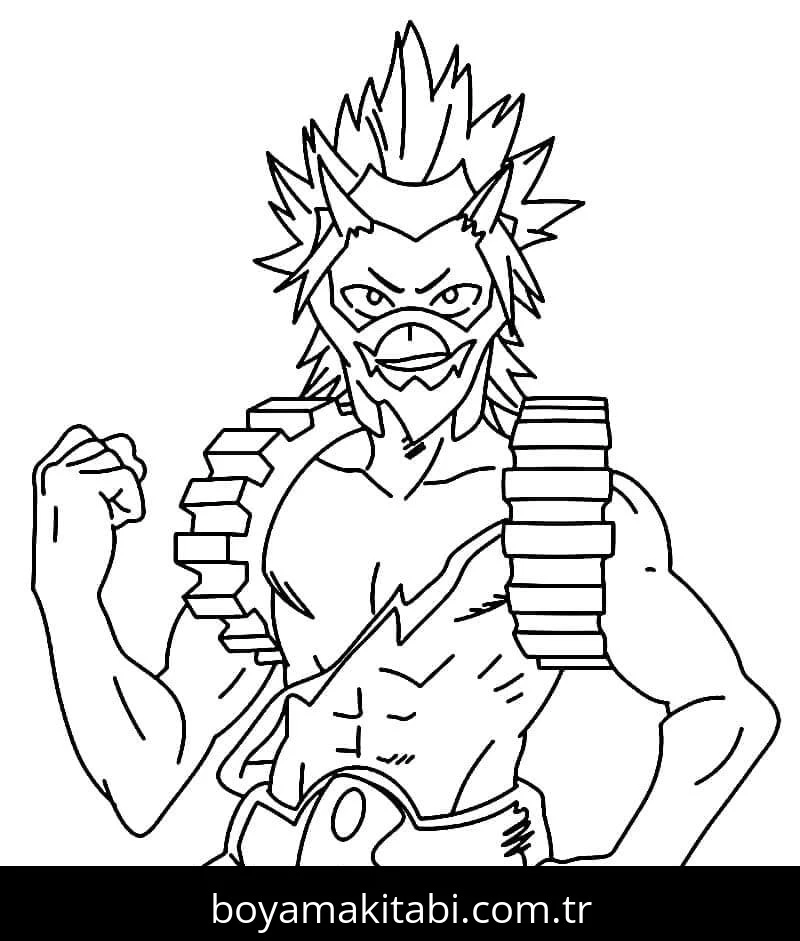 My Hero Academia boyama sayfası – okul öncesi, evde etkinlik