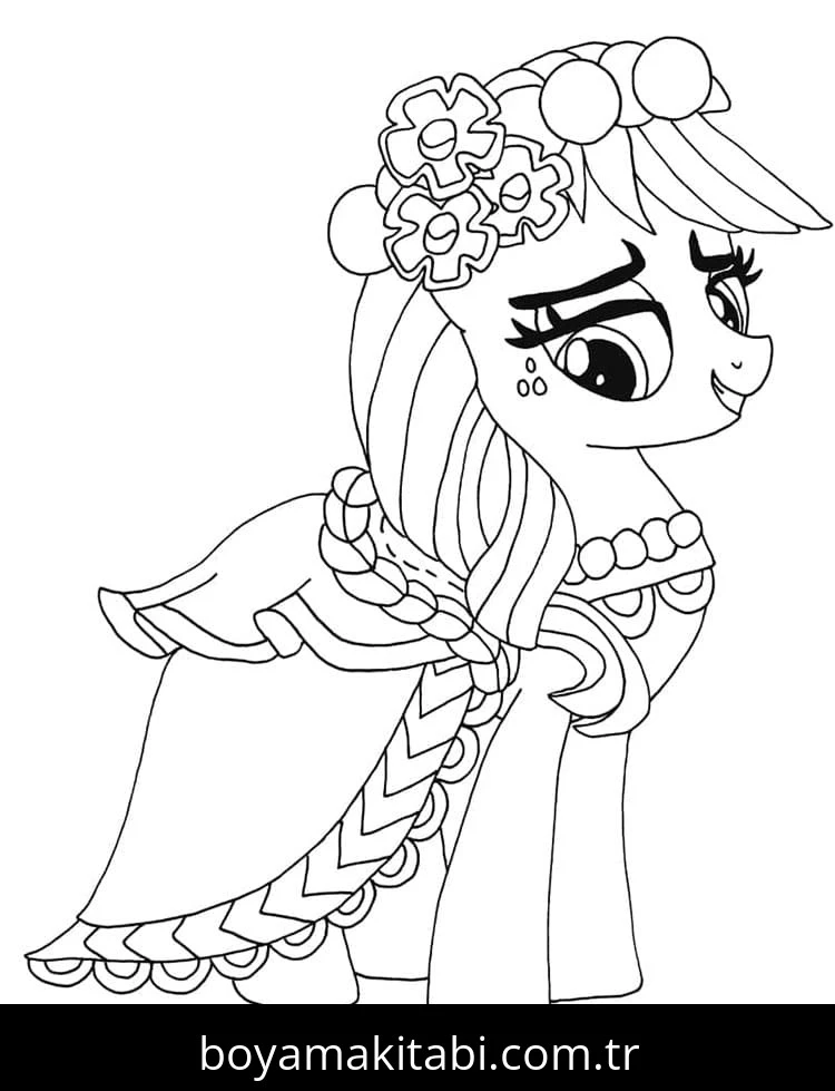 My Little Pony boyama sayfası – ücretsiz yazdır, boyama etkinliği