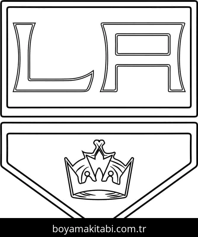 NHL boyama sayfası – çizgi film temalı, basit çizim