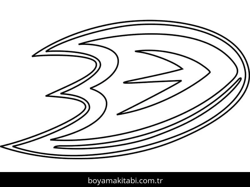 NHL boyama sayfası – çocuklar için, çizgi film temalı