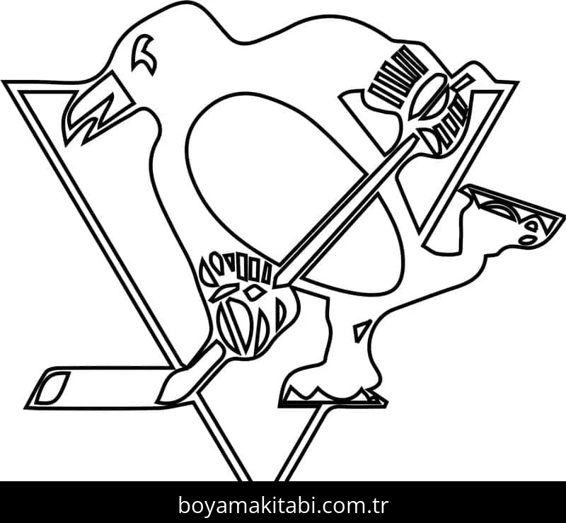 NHL boyama sayfası – kolay boyama, eğitici aktivite