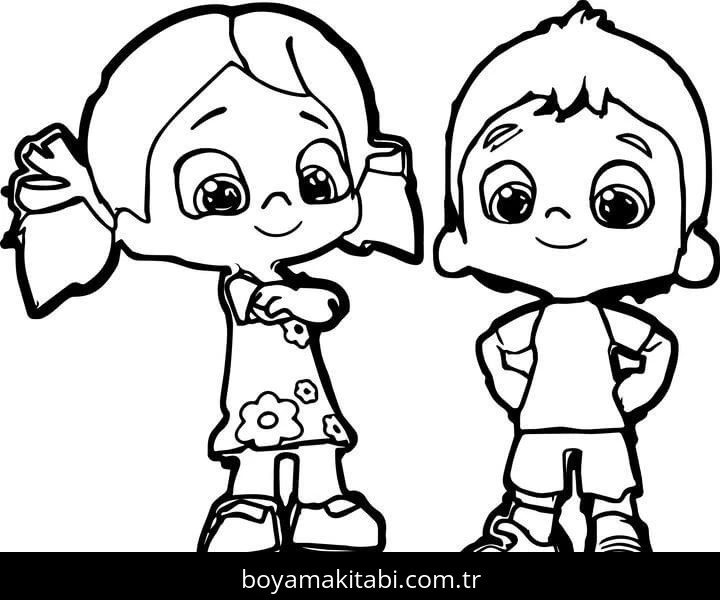 Niloya boyama sayfası – sanatsal çalışma, çocuklar için