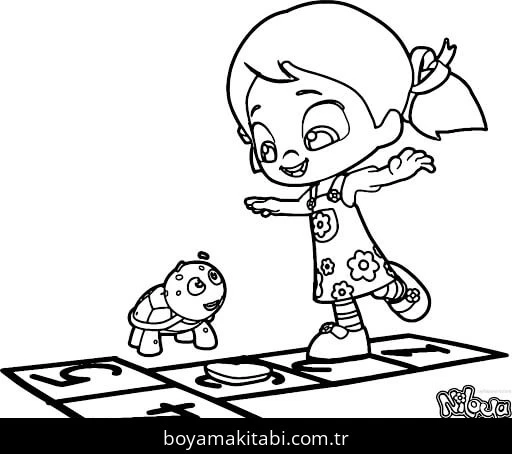 Niloya boyama sayfası – boyama çalışması, yaratıcılığı geliştirir