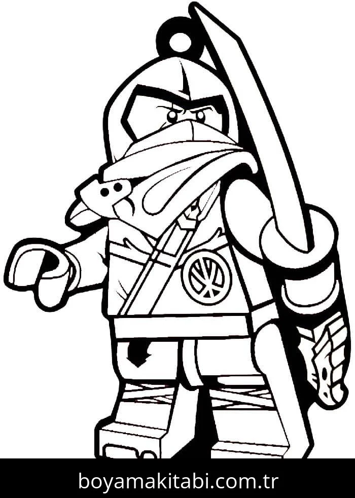 Ninjago boyama sayfası – evde etkinlik, ücretsiz yazdır