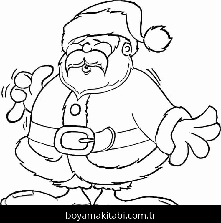 Noel Baba boyama sayfası #73 – boyama çalışması, sınıf etkinliği