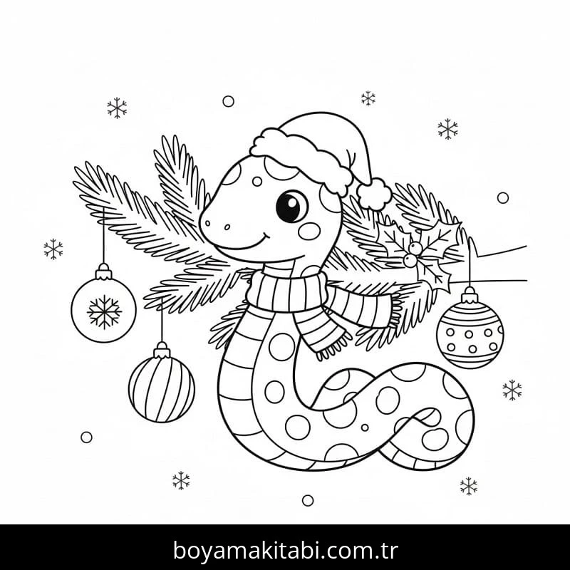 Noel Hayvanları boyama sayfası – okul öncesi, evde etkinlik