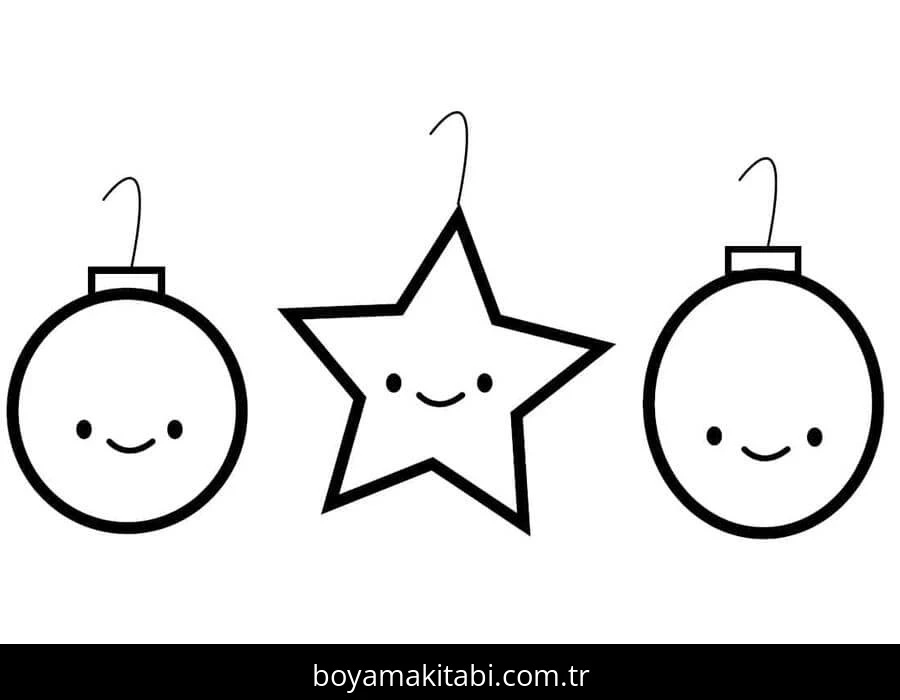 Noel ve Yılbaşı boyama sayfası – boyama etkinliği, çocuk aktivitesi