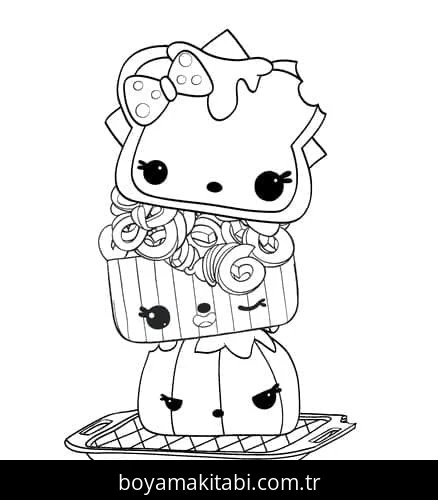 Num Noms boyama sayfası – keyifli zaman, renkli çizimler