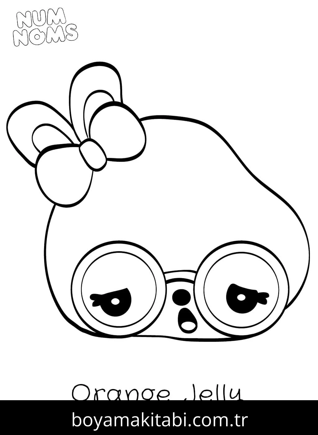 Num Noms boyama sayfası – yaratıcılığı geliştirir, keyifli zaman