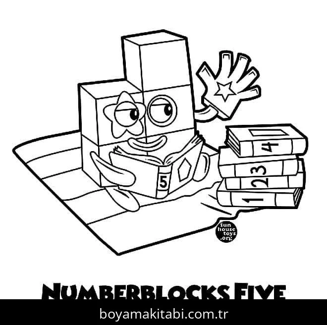 Numberblocks Boyama