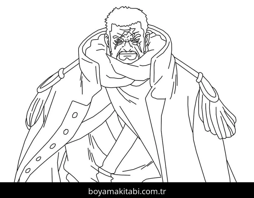 One Piece boyama sayfası #151 – mürekkep tasarrufu sağlar, PDF indir