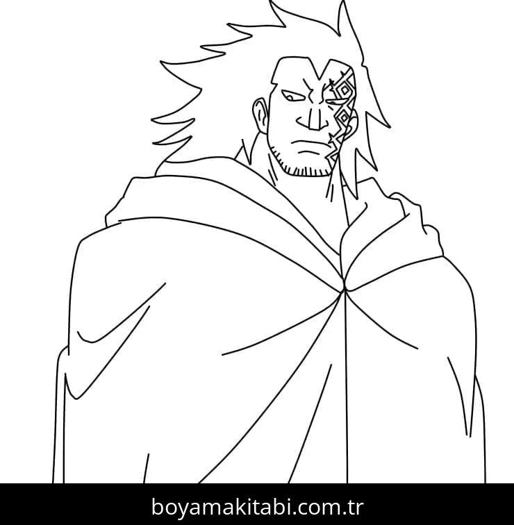 One Piece boyama sayfası #153 – günlük etkinlik önerisi, kolay boyama