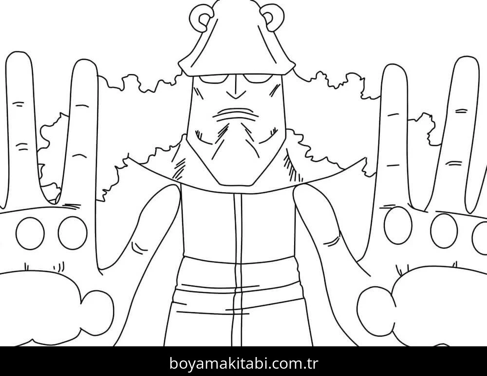 One Piece boyama sayfası #157 – ücretsiz yazdır, boyama etkinliği