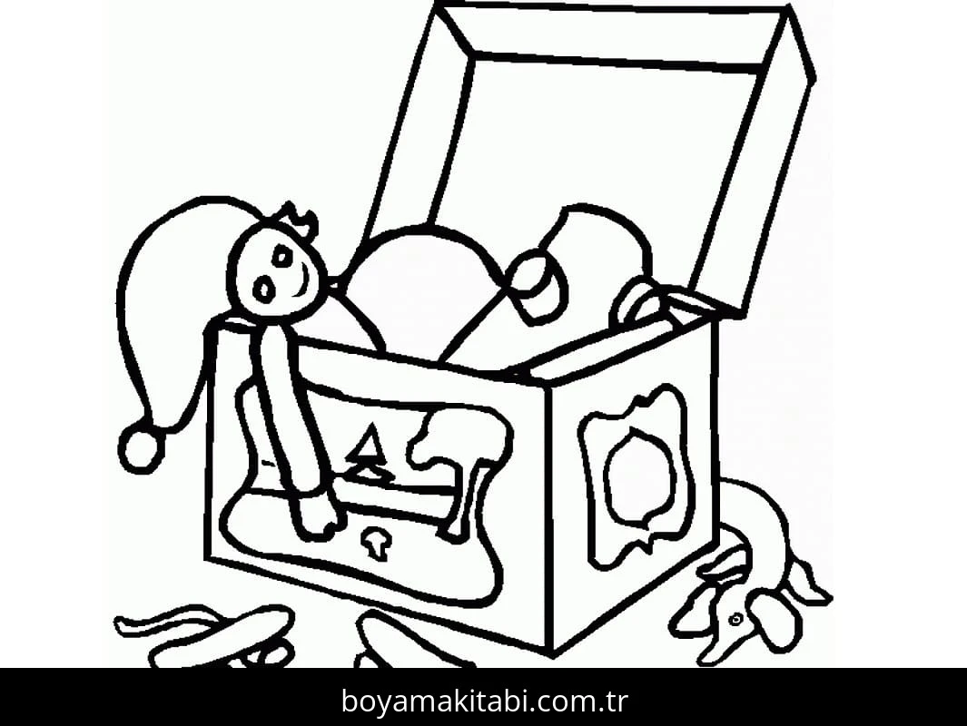 Oyuncak boyama sayfası #52 – kolay indirilebilir, eğlenceli öğrenme deneyimi