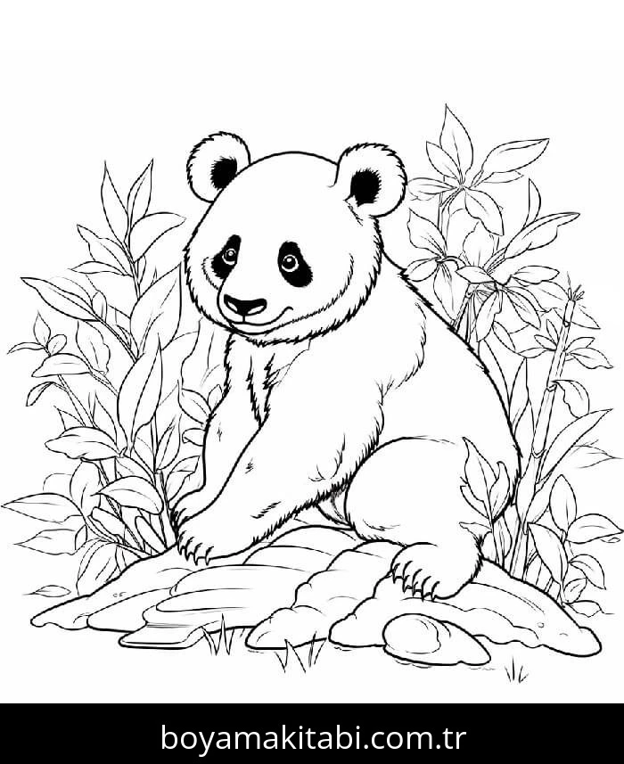 Panda boyama sayfası – ücretsiz yazdır, boyama etkinliği