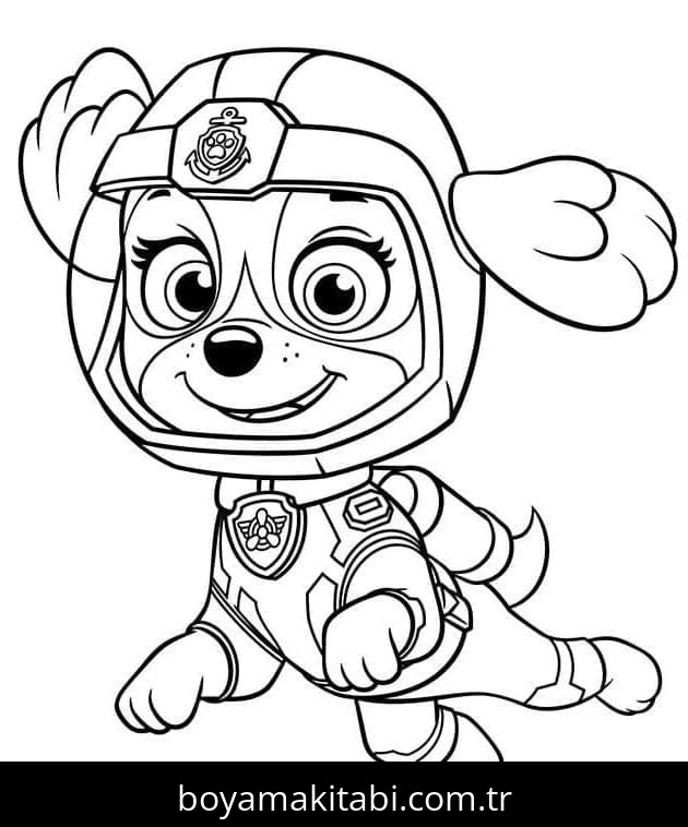 Paw Patrol boyama sayfası #197 – tamamen ücretsiz, çocuklar için