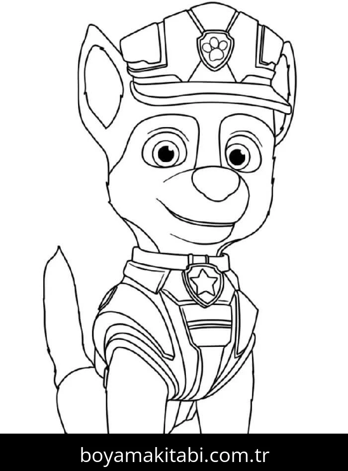Paw Patrol boyama sayfası #212 – eğitici aktivite, yaratıcılık