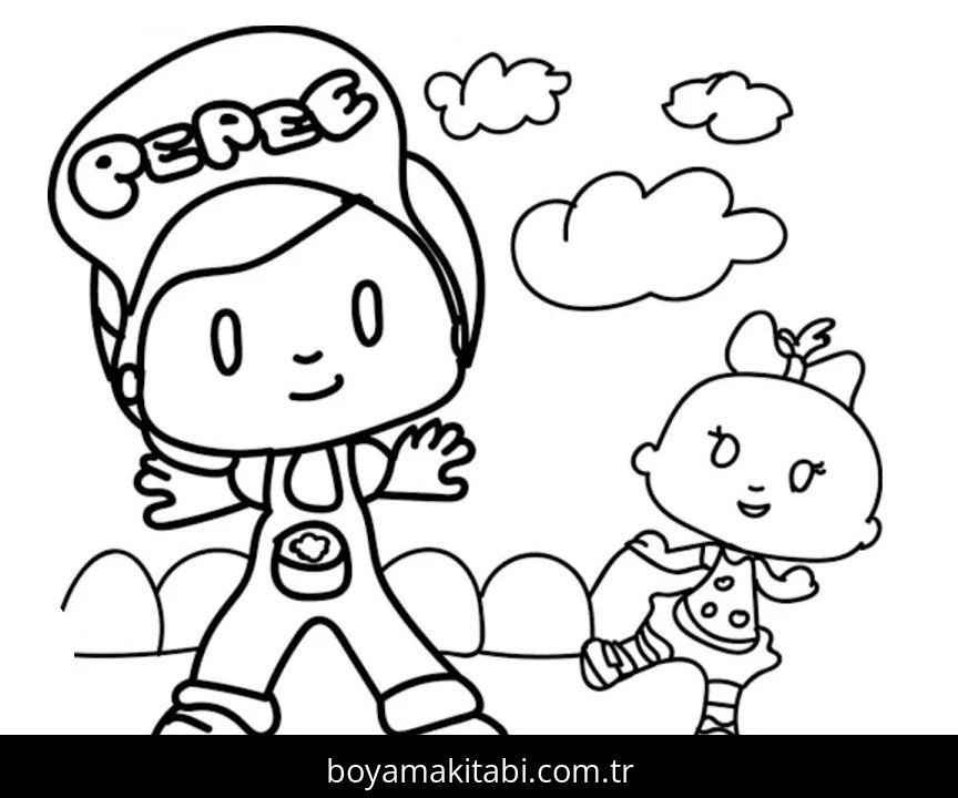 Pepee boyama sayfası #34 – ücretsiz yazdır, boyama etkinliği