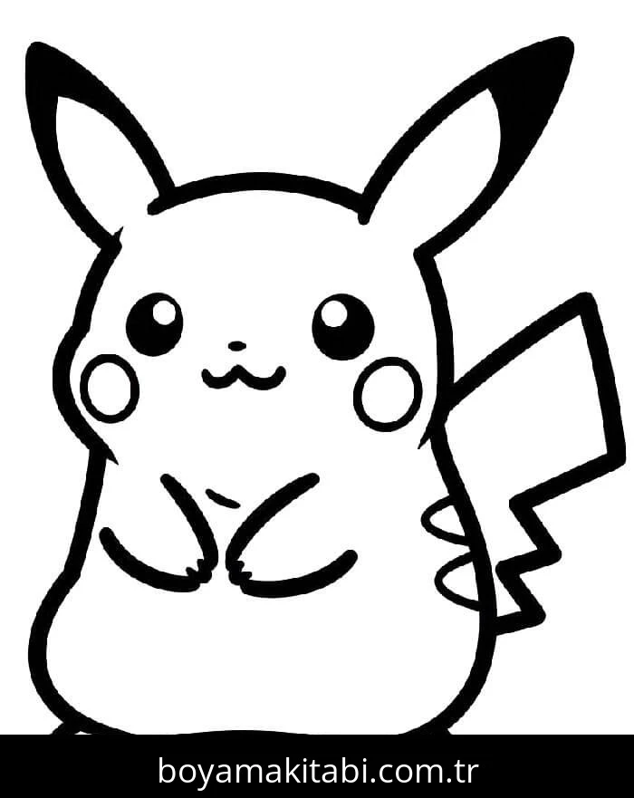 Pikachu boyama sayfası – yaratıcılık, eğlenceli etkinlik