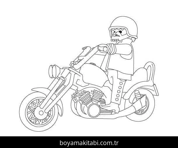 Playmobil boyama sayfası – okul öncesi, evde etkinlik