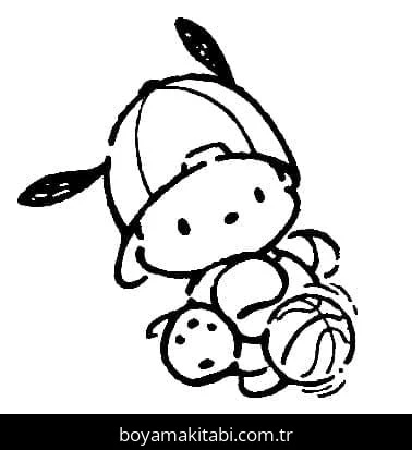 Pochacco boyama sayfası – ücretsiz yazdır, boyama etkinliği